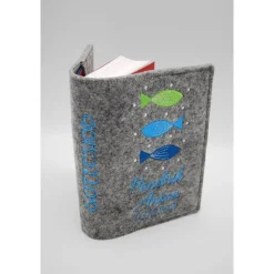 Set Gotteslobhülle + Rosenkranztasche Gebetbuch Fisch Hülle Geschenk Kommunion Firmung Geschenkidee personalisiert