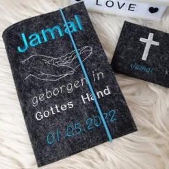 Set Gotteslobhülle Gottes Hand mit Rosenkranztasche