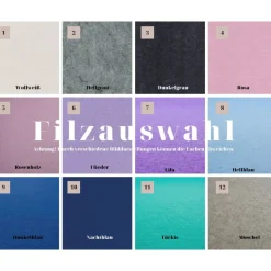 Set Gotteslobhülle Schmetterlinge mit Rosenkranztasche Lilatöne