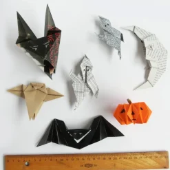 Set Origami Halloween Deko Upcycling 3er bis 11er-Sets
