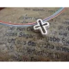Silber Kreuz auf der Basis des Regenbogens, Geschenke Kommunion  Konfirmation Taufe