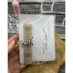 Silvester Countdown | Kerze | Mitbringsel |Gastgeschenk | Neujahr