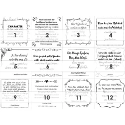 SINNSPRÜCHE Adventskalender Zitate Adventskalender Weisheiten Adventskalender Geschenk Adventkalender