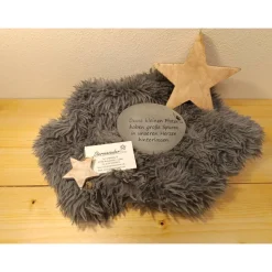 Solarkugel Grablicht - "Deine kleinen Pfoten haben große Spuren in unseren Herzen hinterlassen."