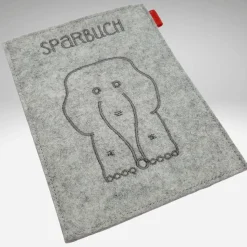 Sparbuchhülle Filz ELEFANT  KL426