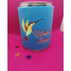 Spardose, Vögel Urlaubs Kasse, Sparfuchs Geschenk, Sparbüchse, Geldgeschenk