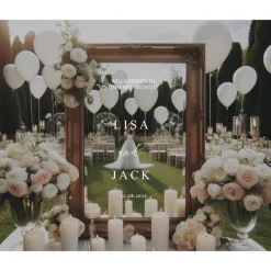 Spiegel Hochzeit Aufkleber, Hochzeitsschild Deko, personalisierte Hochzeit Spiegel Aufkleber, Hochzeits-Empfangsschild,