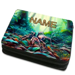 Spinne Federmäppchen inkl. Inhalt mit Name / personalisierbar