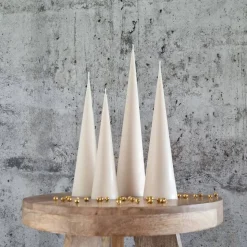 Spitzkerze I Minimalistisch I Dekorative Kerze Sojawachs I Handgefertigt