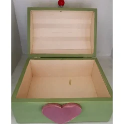 Süsse kleine shabby Buckelkiste aus Holz