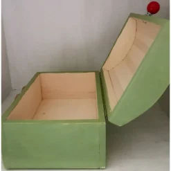 Süsse kleine shabby Buckelkiste aus Holz