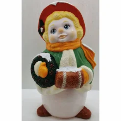 Süsse Schneefrau Madlen aus Keramik