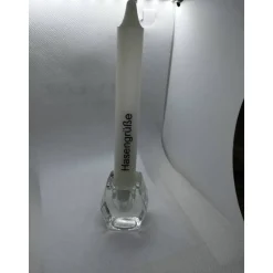 Stabkerze, bedruckt mit Ostersprüchen