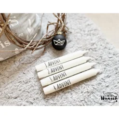 Stabkerzen | Kerzen | individuell | Geschenke | Mitbringsel | Weihnachten | Advent | Skandi