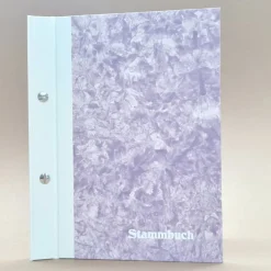 Stammbuch DIN A5 Knitterpapier lila