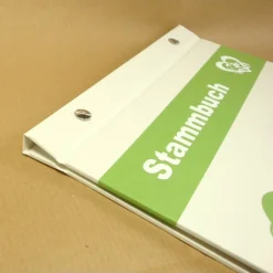 Stammbuch DIN A5 weiß grün