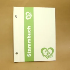 Stammbuch DIN A5 weiß grün