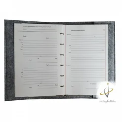 Stammbuch Stammbuchhülle Hochzeitskuss Einband Umschlag für Stammbuch Namensbestickung Familienbuch