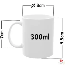 Statement-Tasse „Yesterday – NOW! – Tomorrow“ | Motivationsbecher für Alltag & Büro