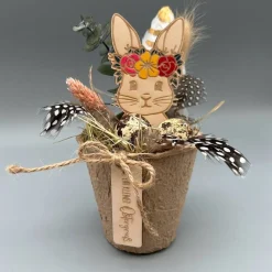 Stecker  "Häschen", Ostergruß, Tortendekoration; Blumenstecker