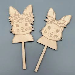 Stecker  "Häschen", Ostergruß, Tortendekoration; Blumenstecker