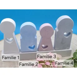 Steckerchen Familie Pastell – Handgemachte Deko zum Sammeln & Verschenken