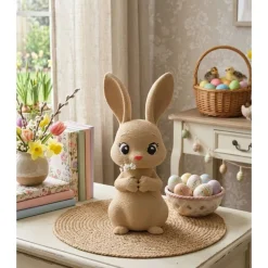 Stehender Hase, Süßer Hase, Osterdeko Minimalistisch, Kleine Ostergeschenke für Erwachsene, Tischdeko Ostern