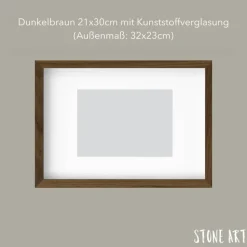 Steinbild für Sternenkinder: Personalisiertes Trauergeschenk mit liebevollem Spruch & Wunschname