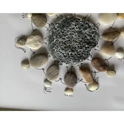 Steinbild Freunde, Geschenk für liebe Menschen, Meer Dekoration