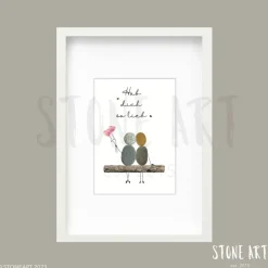 Steinbild „Hab dich so lieb“ – Persönliches Geschenk für Herzensmenschen & Partner