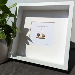 Steinbild klein ALL YOU NEED IS LOVE Hochzeitsgeschenk