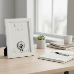 Steinbild Prüfung Schaf personalisiert – Komme was wolle ich Schaf das – Geschenk Abitur Abschluss