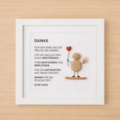 Steinbild Sternbild Danke für den Spaß – HandgemachtesSteinbild , personalisiert und liebevoll, STB-403