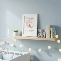 Steinbild Trauer personalisiert – Manchmal bist du in unseren Träumen blau – Erinnerungsbild