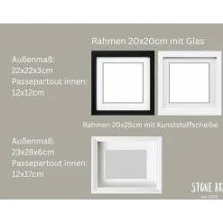 Steinbild Unter unserem Baum – Personalisiertes Geschenk zur Hochzeit & Jahrestag