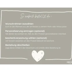 Steinbild Unter unserem Baum – Personalisiertes Geschenk zur Hochzeit & Jahrestag