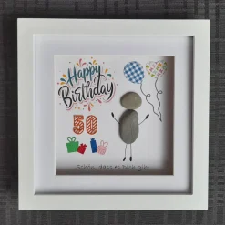 Steinbild zum Geburtstag - Happy Birthday! Schön, dass es Dich gibt