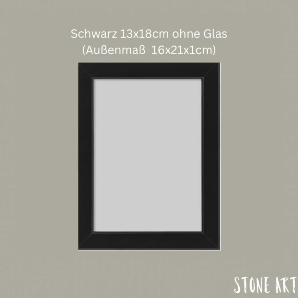 Steinbild zum Geburtstag – Individuelles Geschenk mit Wunschzahl & Spruch