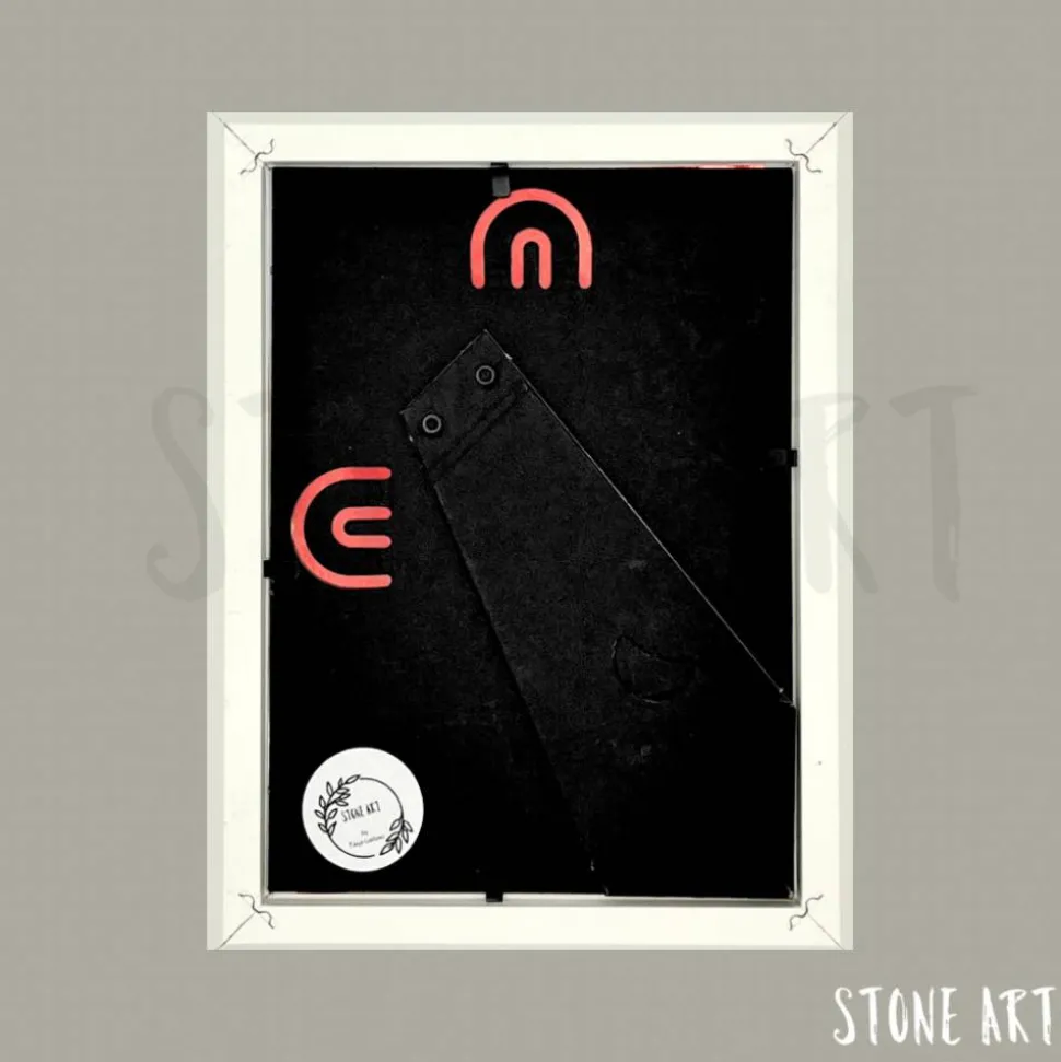 Steinbild zum Geburtstag – Individuelles Geschenk mit Wunschzahl & Spruch