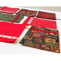 Stell Deinen Adventskalender selbst zusammen XXL-Säckchen rot