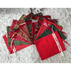 Stell Deinen Adventskalender selbst zusammen XXL-Säckchen rot