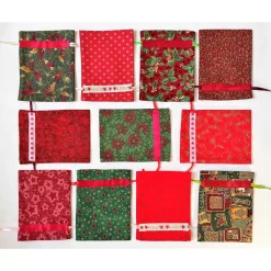 Stell Deinen Adventskalender selbst zusammen XXL-Säckchen rot