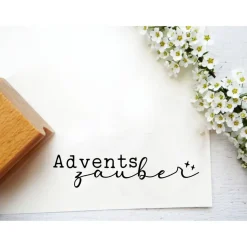 Stempel "Adventszauber" für kleine Weihnachtsgeschenke oder Weihnachtskarten