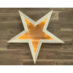 Stern aus Holz / Weihnachtsstern / Holzstern