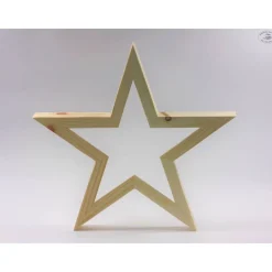 Stern aus Holz / Weihnachtsstern / Holzstern