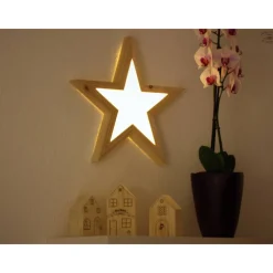 Stern aus Holz / Weihnachtsstern / Holzstern