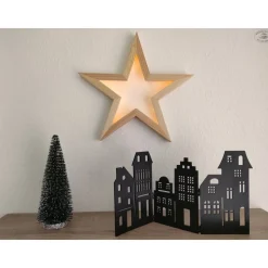 Stern aus Holz / Weihnachtsstern / Holzstern