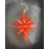 Stern aus Resin Gießharz Rot und Orange
