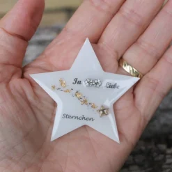 Stern "In unendlicher Liebe" für die Gedenkecke mit Sternschnuppe SOFORTKAUF