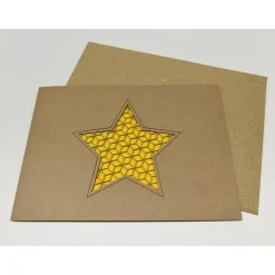 „Stern“ Karte gelasert